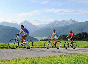 Bellissimi tour in bicicletta per tutta la famiglia