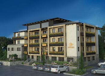 Completely new building face